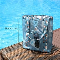 Beach Mesh Bag Large Capacity Travel Storage Bag