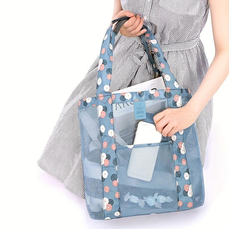 Beach Mesh Bag Large Capacity Travel Storage Bag