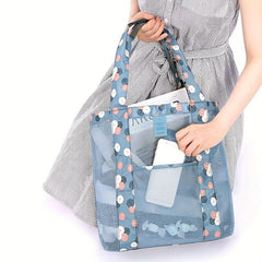 Beach Mesh Bag Large Capacity Travel Storage Bag