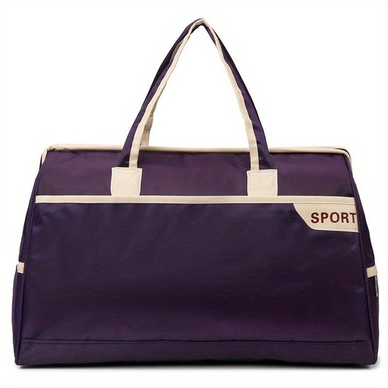 Large Storage Bag Zipper Portable Luggage Handbag Versatile Duffle Bag