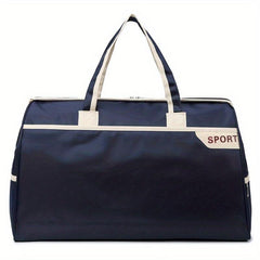 Large Storage Bag Zipper Portable Luggage Handbag Versatile Duffle Bag