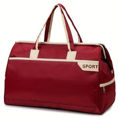 Large Storage Bag Zipper Portable Luggage Handbag Versatile Duffle Bag