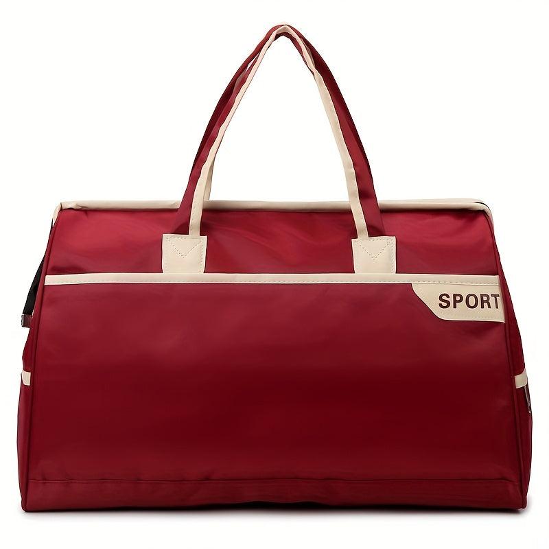 Large Storage Bag Zipper Portable Luggage Handbag Versatile Duffle Bag
