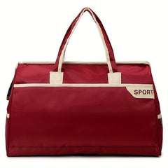 Large Storage Bag Zipper Portable Luggage Handbag Versatile Duffle Bag