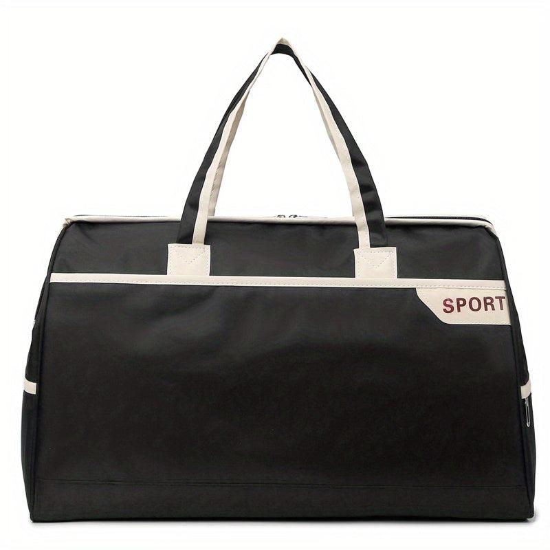 Large Storage Bag Zipper Portable Luggage Handbag Versatile Duffle Bag