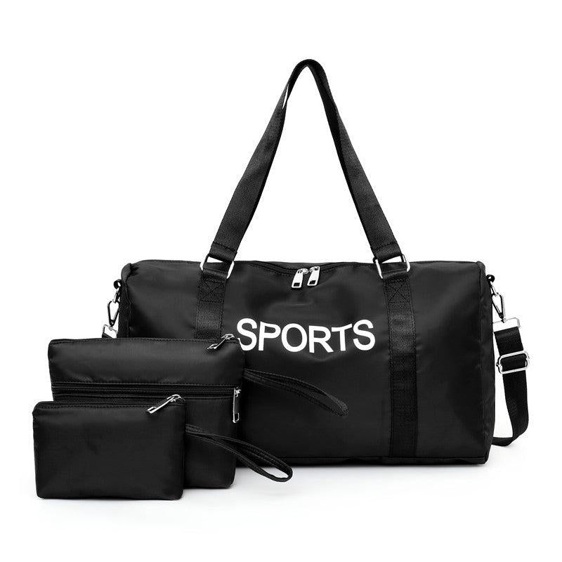 Sports Duffle Bag Set Carry On Travel Handbag Waterproof Crossbody Bag