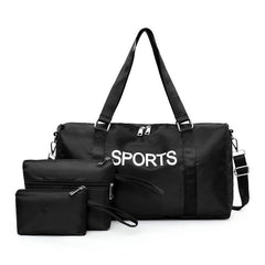Sports Duffle Bag Set Carry On Travel Handbag Waterproof Crossbody Bag