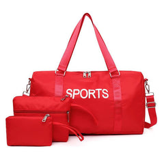 Sports Duffle Bag Set Carry On Travel Handbag Waterproof Crossbody Bag