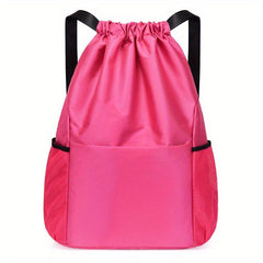 Multifunctional Drawstring Backpack Lightweight Sports Bag Gym Bag