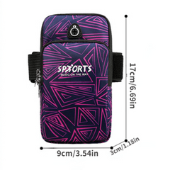 Sports Running Fitness Armband Bag Nylon Wrist Phone Bag
