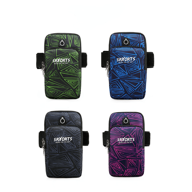 Sports Running Fitness Armband Bag Nylon Wrist Phone Bag