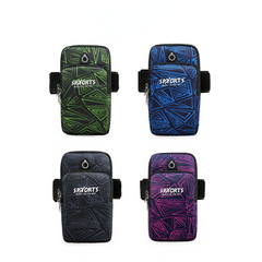Sports Running Fitness Armband Bag Nylon Wrist Phone Bag