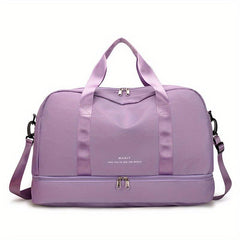 Travel Duffle Bag Set Wet Dry Separation Shoulder Weekend Luggage Cosmetic Bag