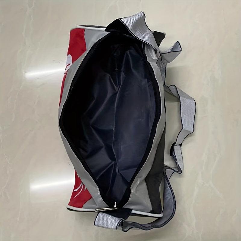 Portable Foldable Cylinder Bag Contrast Outdoor Travel Sports Handbag