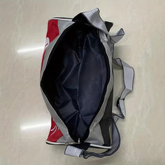 Portable Foldable Cylinder Bag Contrast Outdoor Travel Sports Handbag