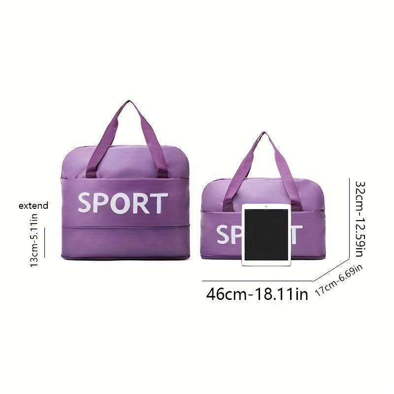 Large Capacity Foldable Sports Bag for Travel & Fitness