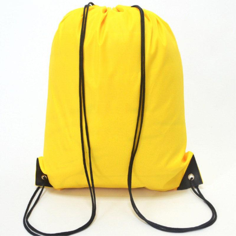 Minimalist Drawstring Bag Sports Solid Bag Portable Lightweight Backpack