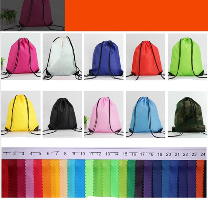 Minimalist Drawstring Bag Sports Solid Bag Portable Lightweight Backpack