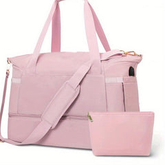 Large Capacity Travel Duffel Bag Portable Handbag