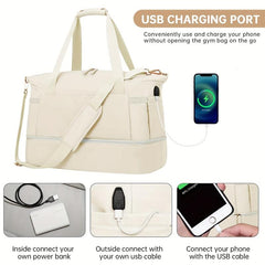 Large Capacity Travel Duffel Bag Portable Handbag