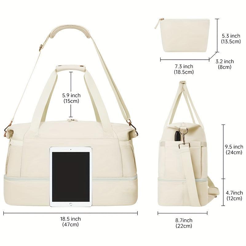 Large Capacity Travel Duffel Bag Portable Handbag