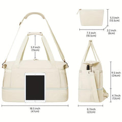 Large Capacity Travel Duffel Bag Portable Handbag