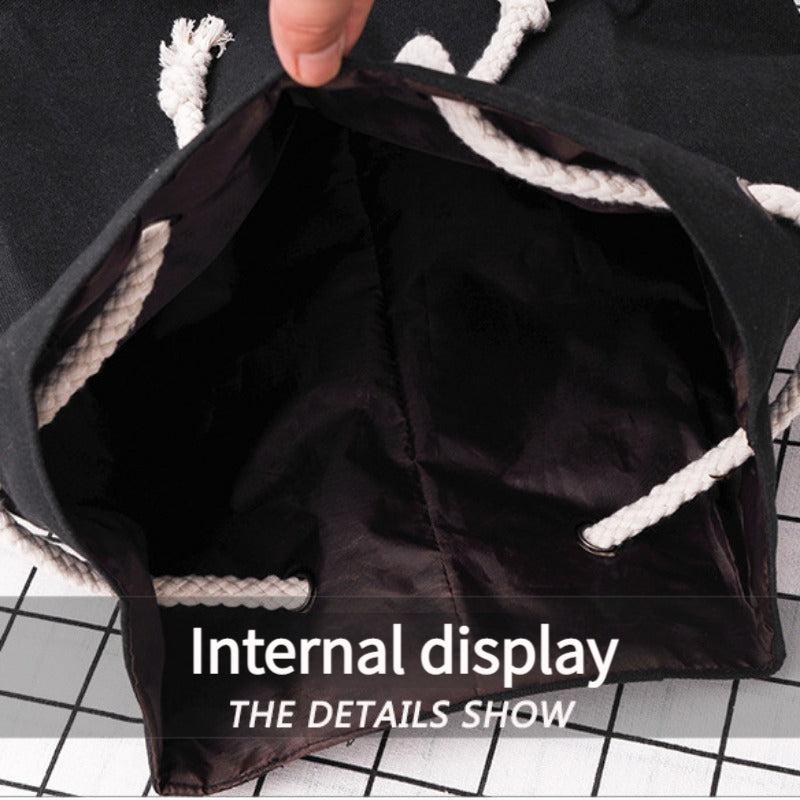 Casual Drawstring Backpack Lightweight Sports Storage Daypack