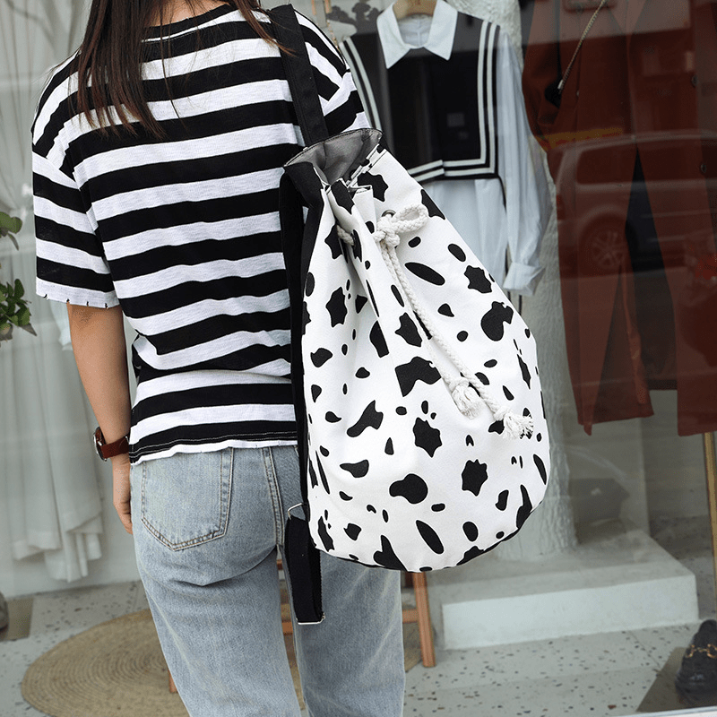Casual Drawstring Backpack Lightweight Sports Storage Daypack
