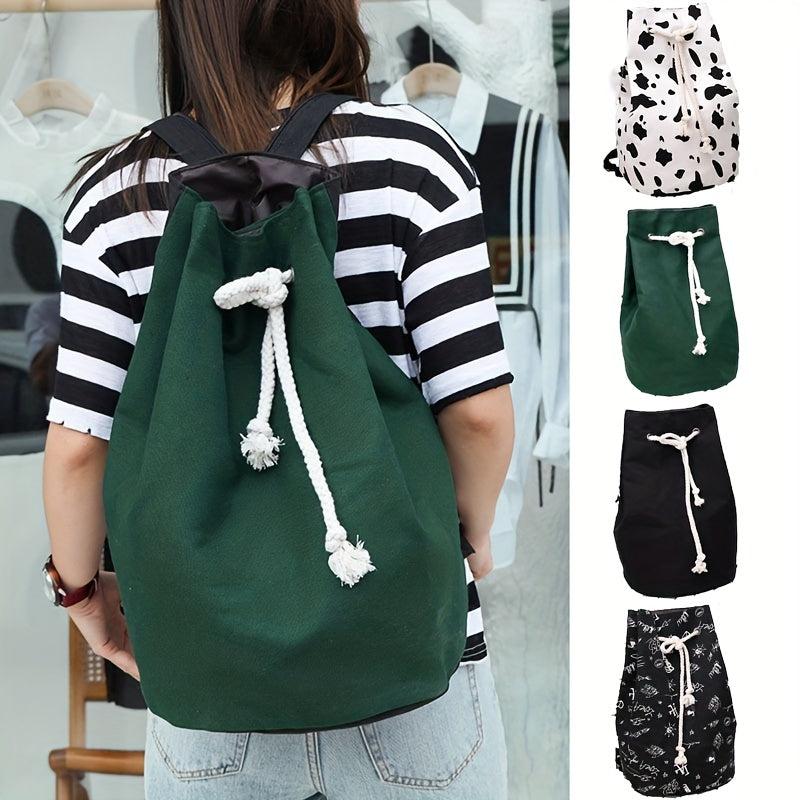 Casual Drawstring Backpack Lightweight Sports Storage Daypack