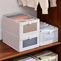 Large Capacity Clothes Storage Box Foldable Wardrobe Organizer