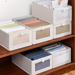 Large Capacity Clothes Storage Box Foldable Wardrobe Organizer