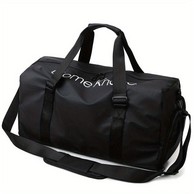 Sports Zipper Shoulder Bag Large Capacity Duffle Bag Versatile Luggage