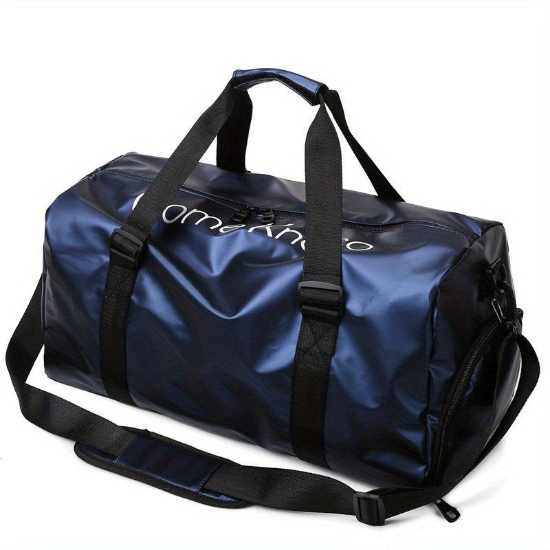 Sports Zipper Shoulder Bag Large Capacity Duffle Bag Versatile Luggage