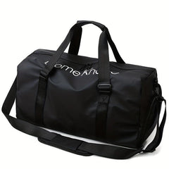 Sports Zipper Shoulder Bag Large Capacity Duffle Bag Versatile Luggage