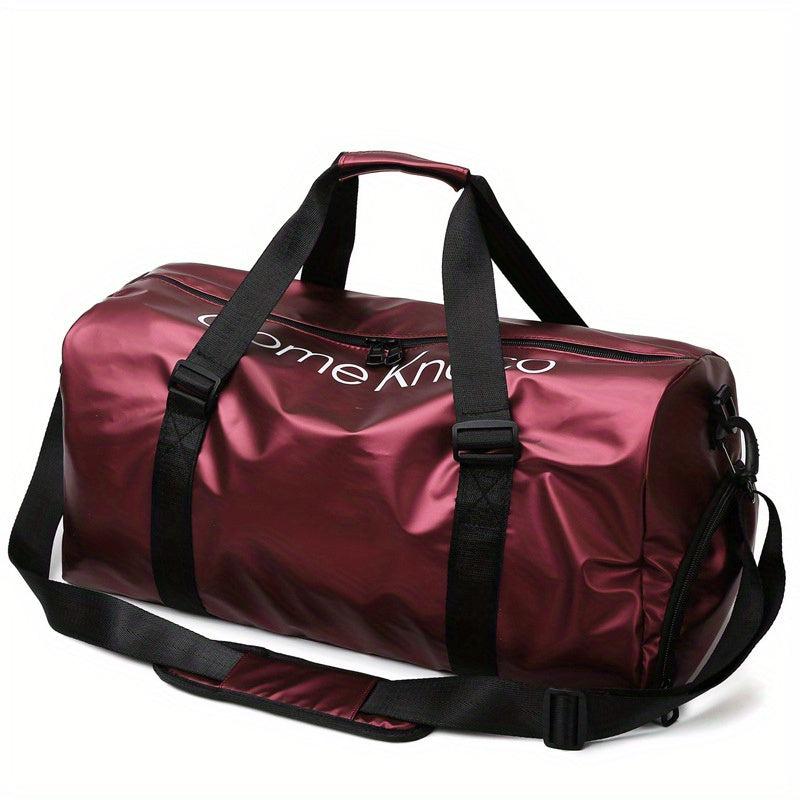 Sports Zipper Shoulder Bag Large Capacity Duffle Bag Versatile Luggage