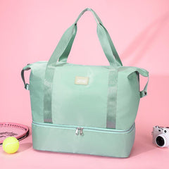 Dry Wet Separation Travel Bag Large Capacity Lightweight Gym Bag
