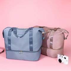 Dry Wet Separation Travel Bag Large Capacity Lightweight Gym Bag