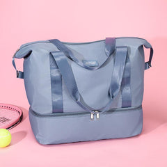 Dry Wet Separation Travel Bag Large Capacity Lightweight Gym Bag