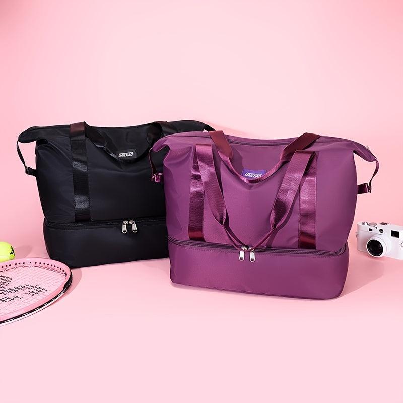 Dry Wet Separation Travel Bag Large Capacity Lightweight Gym Bag