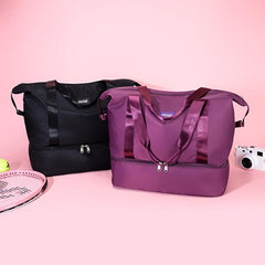 Dry Wet Separation Travel Bag Large Capacity Lightweight Gym Bag