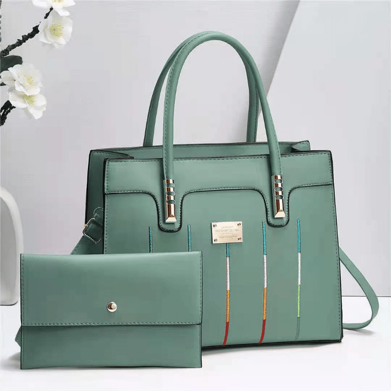 Embroidery Shoulder Bag Set Tote Crossbody Purses Clutch Bag