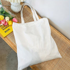 Large Capacity Canvas Tote Bag Reusable Grocery Shopping Bag Durable Handbag