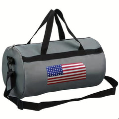 Large Capacity Gym Duffle Bag Canvas Lightweight Luggage With Shoe Compartment