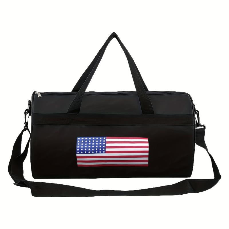 Large Capacity Gym Duffle Bag Canvas Lightweight Luggage With Shoe Compartment
