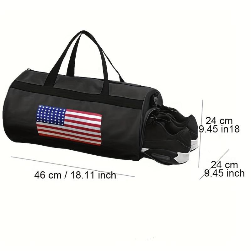 Large Capacity Gym Duffle Bag Canvas Lightweight Luggage With Shoe Compartment