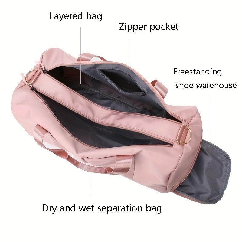 Large Capacity Duffel Travel Storage Bag Gym Yoga Tote Crossbody Bag