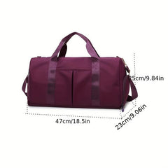 Large Capacity Duffel Travel Storage Bag Gym Yoga Tote Crossbody Bag