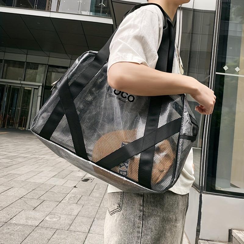 Large Capacity Transparent Makeup Handbag