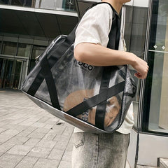 Large Capacity Transparent Makeup Handbag