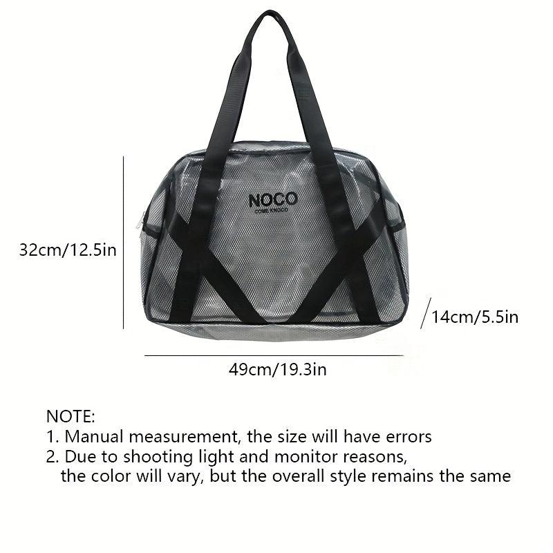 Large Capacity Transparent Makeup Handbag